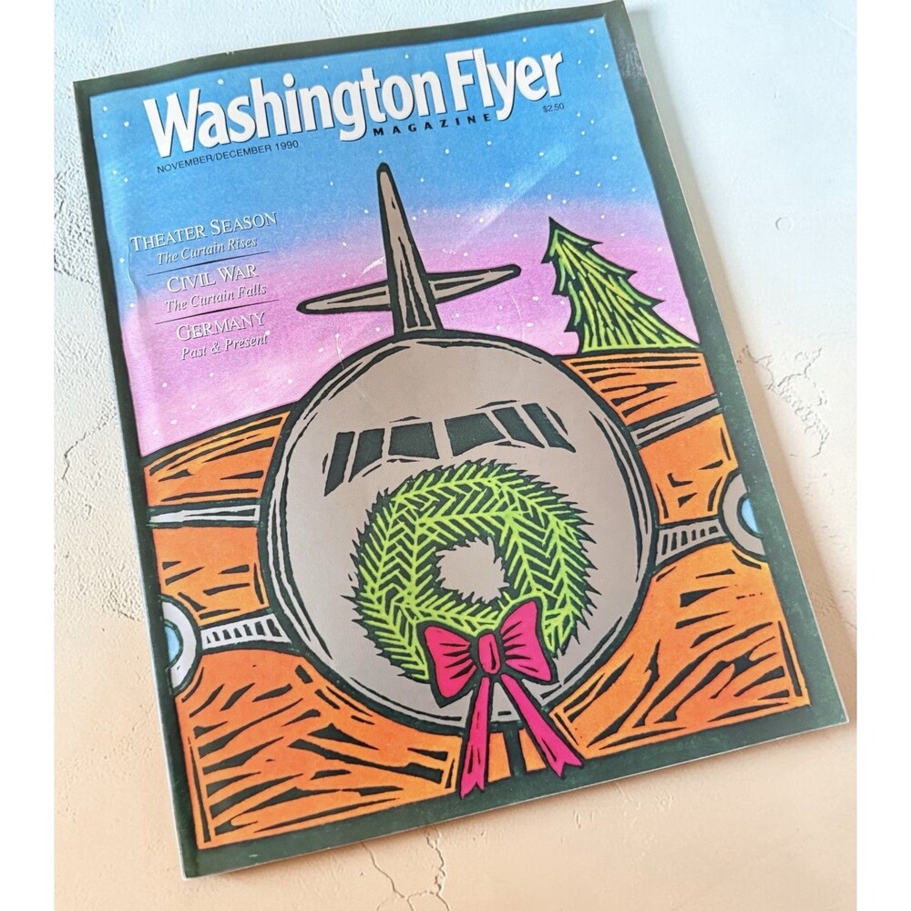 Washington Flyer Magazine November/ December 1990 Civil War- Germany past